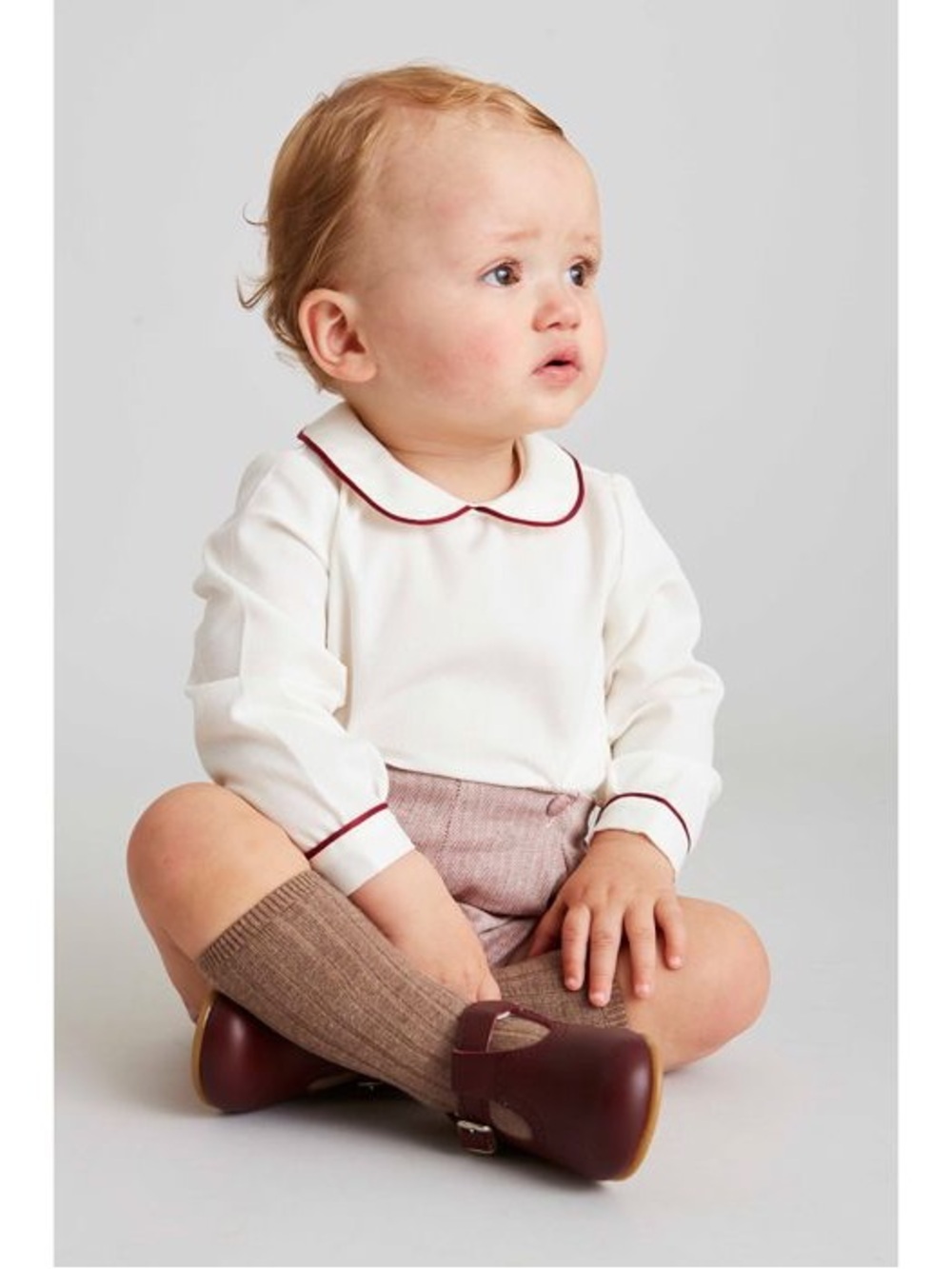 Pepa London Bloomers & Peter Pan Collar Shirt Set